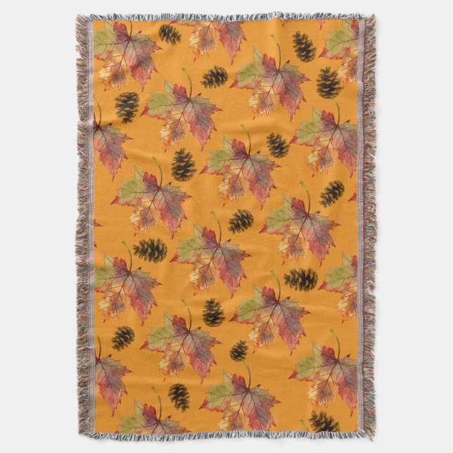 Autumn  throw blanket (Front Vertical)