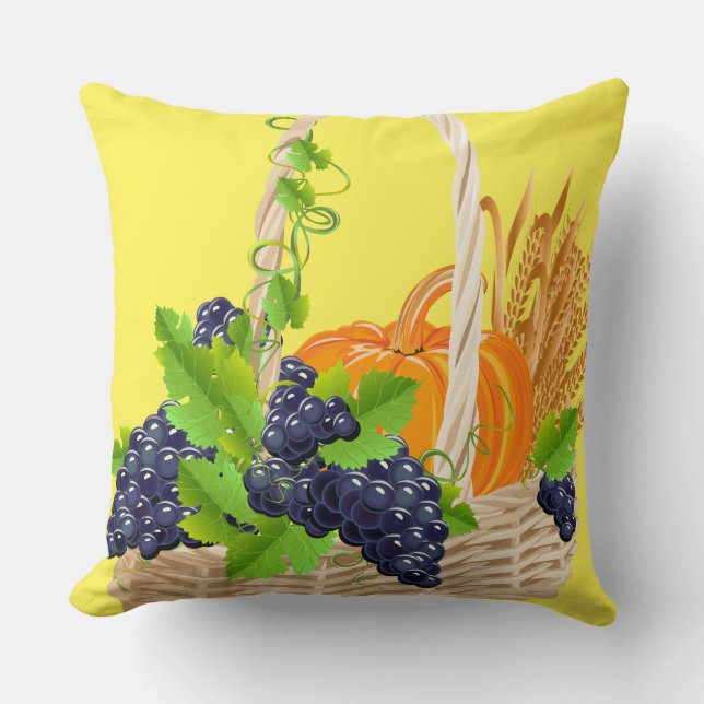 Autumn Throw Pillow (Front)