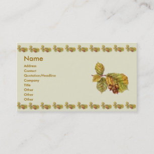 Autumn Time Profile Card