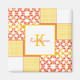 Autumn Tints Quilt Pattern Magnet