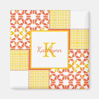 Autumn Tints Quilt Pattern Magnet