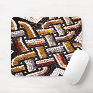 Autumn Toned Roman Mosaic Mouse Pad