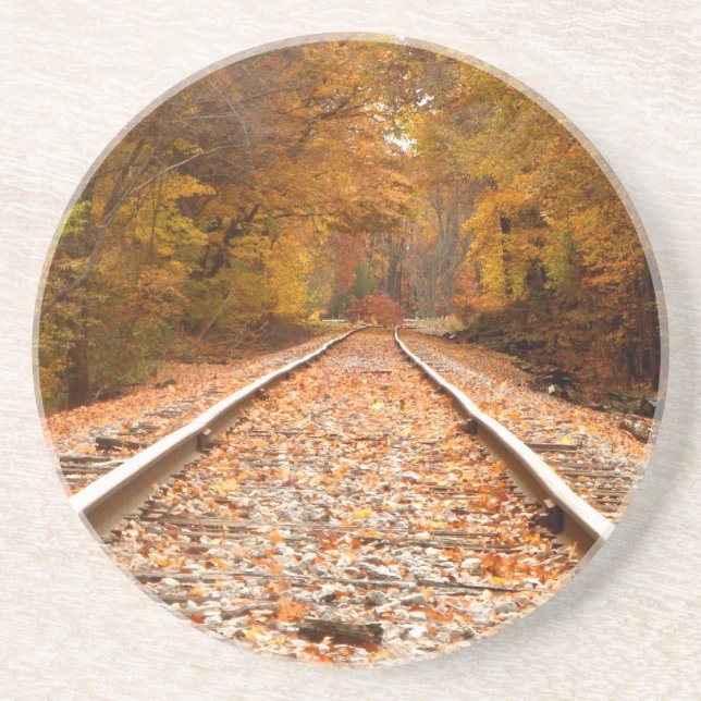 Autumn Tracks coaster (Front)