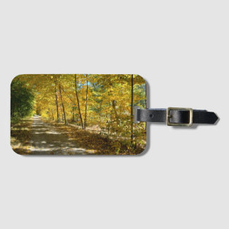 Autumn Trail Luggage Tag