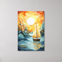 Autumn Tranquillity: Abstract Watercolor Fall