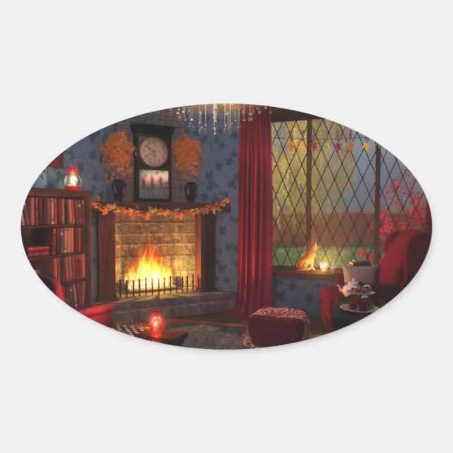 Autumn Tranquillity Stickers (Front)