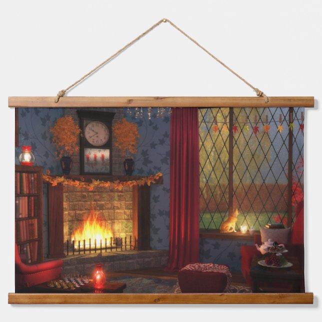 Autumn Tranquillity Tapestry (Front)