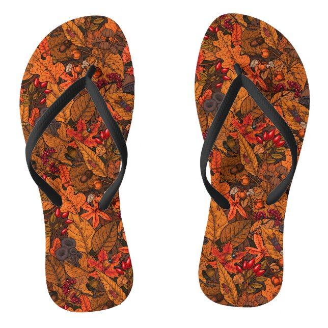 Autumn treasures jandals (Footbed)
