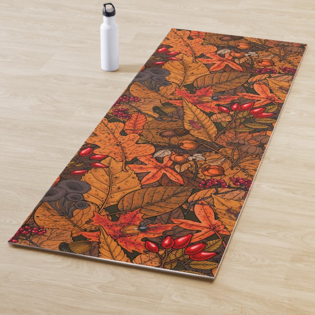 Autumn treasures yoga mat (In Situ)