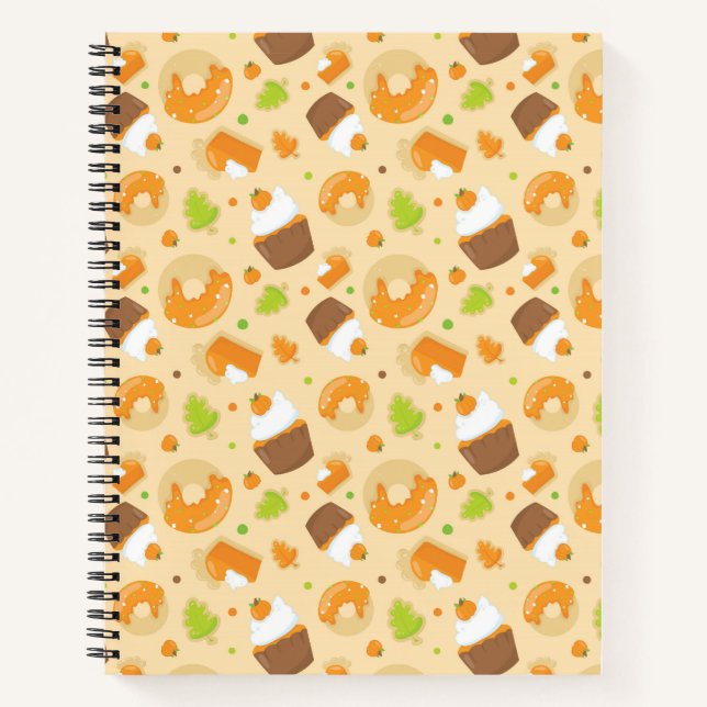 Autumn Treats Spiral Notebook (Front)