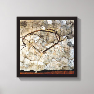 Autumn Tree in Movement by Egon Schiele Canvas Print