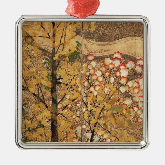 Autumn Tree Metal Tree Decoration (Front)