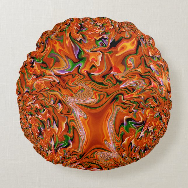 Autumn tree..... round cushion (Front)