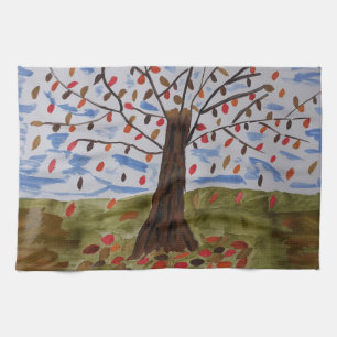 Autumn Tree Tea Towel