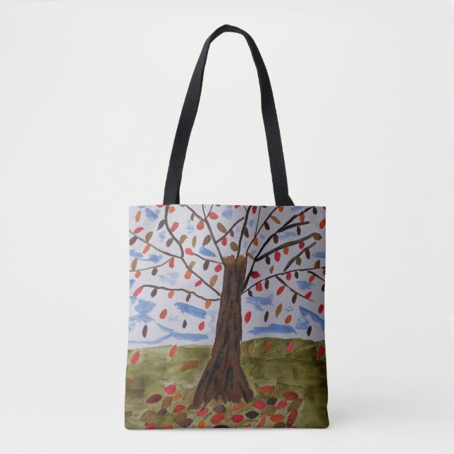 Autumn Tree Tote Bag (Front)