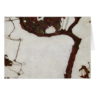 Autumn Tree with Fuchsias