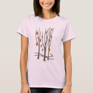 Autumn trees and leaves fall t-shirt