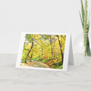 AUTUMN TREES card