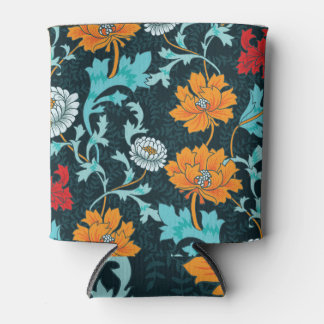 Autumn Trees Maple: Vintage Seamless Can Cooler