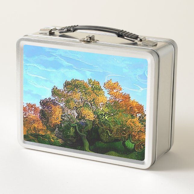 AUTUMN TREES METAL LUNCH BOX (Front)