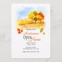 Autumn Trees Open House