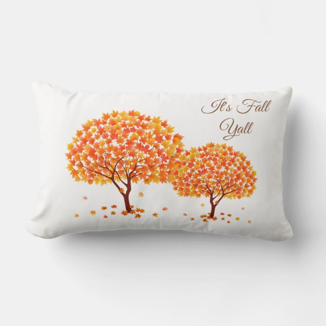 Autumn Trees Pillow (Front)