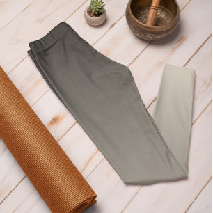 Autumn Trend Colour Natural Beige Ombre Leggings