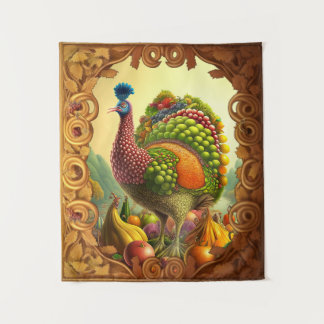 Autumn Turkey Tapestry
