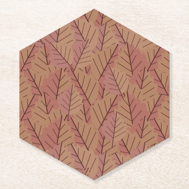 Autumn Twig    Paper Coaster (Front)