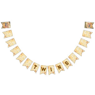 Autumn Twin Baby Shower Bunting