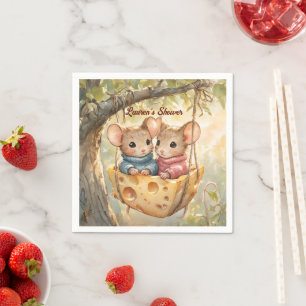 Autumn Twin Baby Shower  Napkin