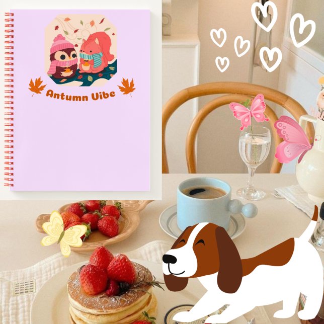 Autumn Vibe Journal gift for her 🌸💗🤎🍁✨ (Creator Uploaded)