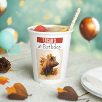 Autumn vibes Boar - 1st birthday -