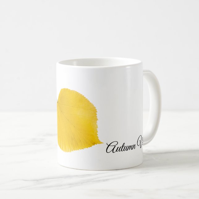 Autumn vibes coffee mug (Front Right)