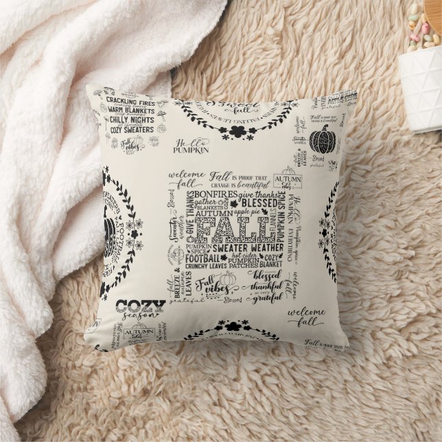 Autumn Vibes Cushion (Blanket)