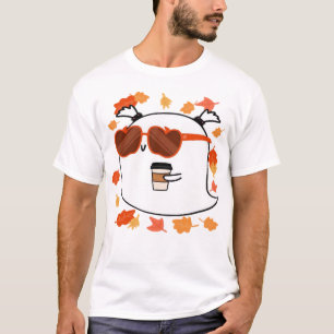Autumn Vibes Cute Ghost Classic T-Shirt