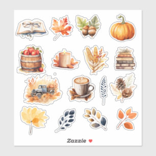 Autumn Vibes Fall 16 Sticker Pack