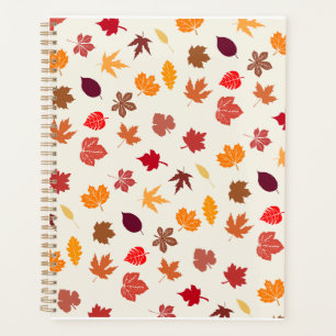 Autumn Vibes Fall Leaves Planner