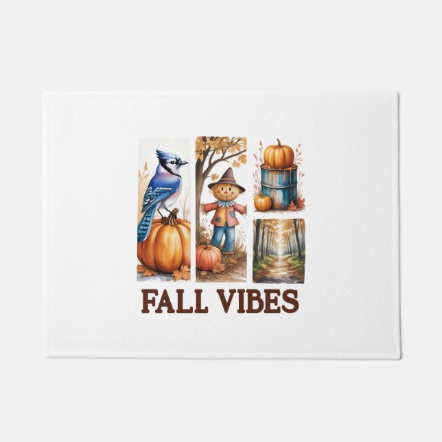 Autumn Vibes Fall Vibes Doormat (Front)