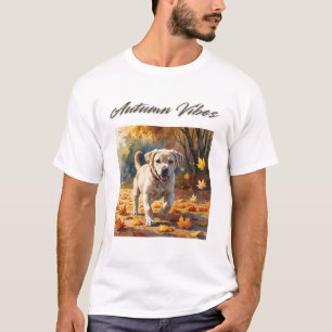 Autumn Vibes Labrador Puppy T-Shirt