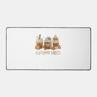 AUTUMN VIBES Oversized T-Shirt.png Desk Mat