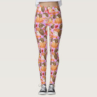 Autumn vibes Pattern Porcupine Pink BG