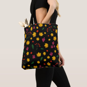 Autumn Vibes Pattern Tote Bag
