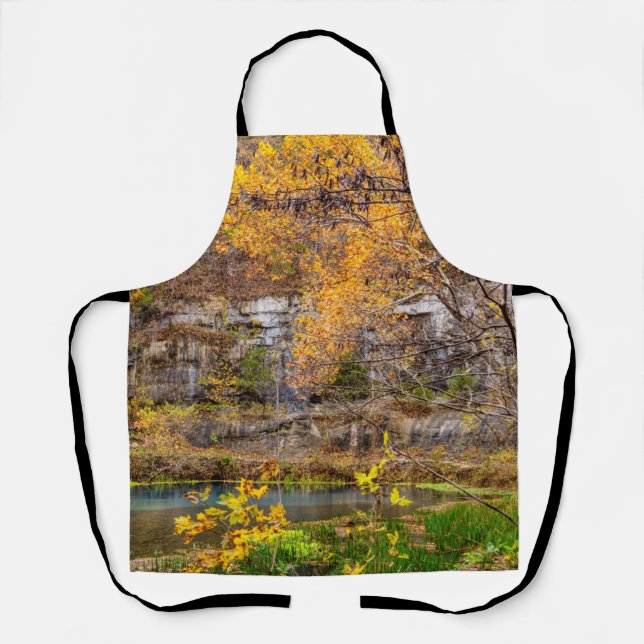 Autumn View Alley Spring Apron (Front)