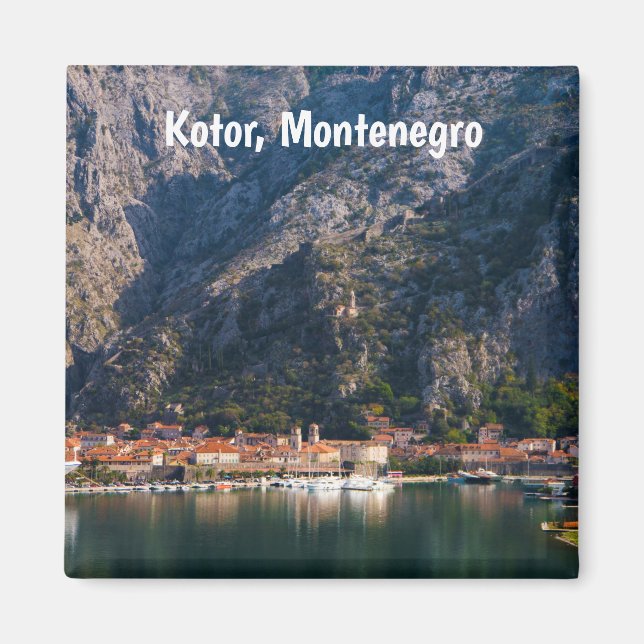 Autumn View of Kotor, Montenegro Magnet (Front)