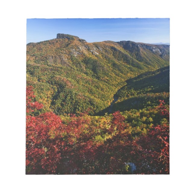 Autumn view of Linville Gorge often called the Notepad (Front)