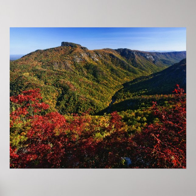 Autumn view of Linville Gorge often called the Poster (Front)