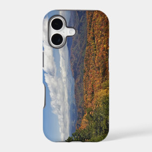Autumn view of Southern Appalachian Mountains