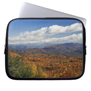 Autumn view of Southern Appalachian Mountains Laptop Sleeve