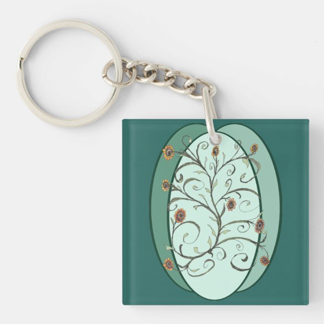 Autumn Vine Key Ring (Front)